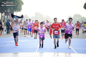BINH DUONG NEW CITY HALF MARATHON 2024 - Ảnh #1763308