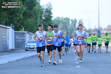 BINH DUONG NEW CITY HALF MARATHON 2024 - Ảnh #1766125