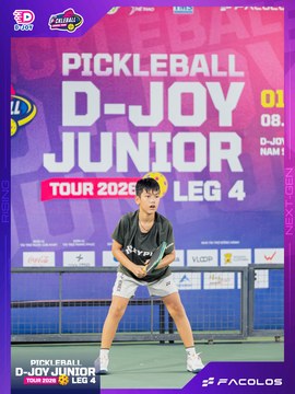 D-Joy Pickleball Junior Tour 2026 - Leg 4 - Ảnh #5219822